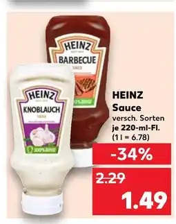 Kaufland Heinz knoblauch sauce Angebot