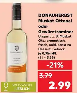 Kaufland Donauherbst muskat ottonel Angebot