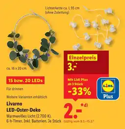 Lidl Livarno led-oster-deko Angebot