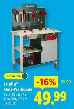 Lidl Lupilu holz-werkbank Angebot