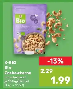 Kaufland K-bio bio-cashewkerne Angebot