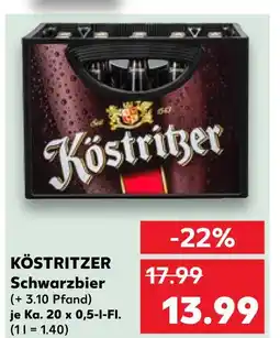 Kaufland Köstritzer schwarzbier Angebot