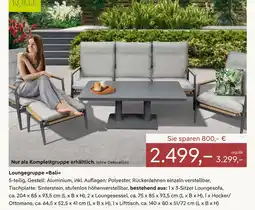 Pflanzen Kölle Loungegruppe bali Angebot