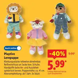 Lidl Playtive lernpuppe Angebot