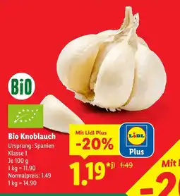 Lidl Bio knoblauch Angebot