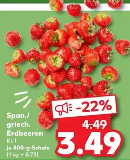 Kaufland Span./griech. erdbeeren kl. i Angebot