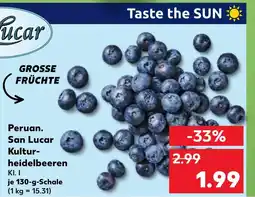 Kaufland San lucar kulturheidelbeeren Angebot