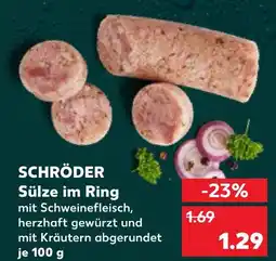 Kaufland Schröder sülze im ring Angebot