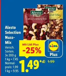 Lidl Alesto selection nuss-mix Angebot