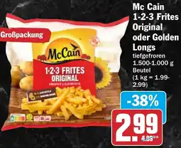 HIT Mc Cain 1-2-3 Frites Original oder Golden Longs Angebot