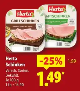 Lidl Herta grillschinken Angebot