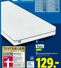 Lidl Fan mehrzonen-komfortschaumkern-matratze Angebot