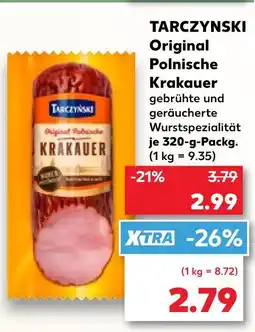 Kaufland Tarczynski original polnische krakauer Angebot