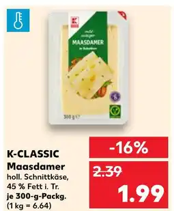 Kaufland K-classic maasdamer Angebot