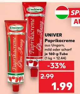 Kaufland Univer paprikacreme mild Angebot