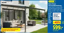 Lidl Home deluxe terrassenüberdachung modell solis Angebot
