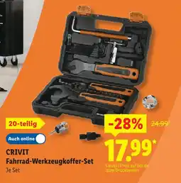 Lidl Crivit fahrrad-werkzeugkoffer-set Angebot