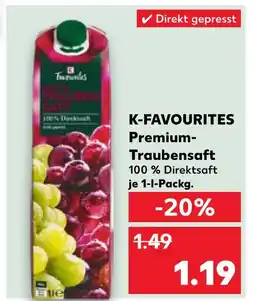 Kaufland K-favourites premium-traubensaft Angebot