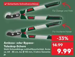 Kaufland Amboss- oder bypass-teleskop-schere Angebot