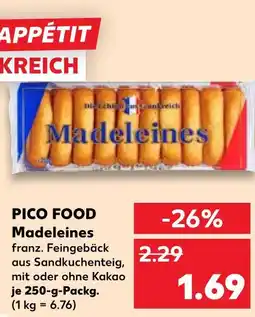Kaufland Pico food madeleines Angebot