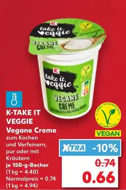 Kaufland K-take it veggie vegane creme Angebot
