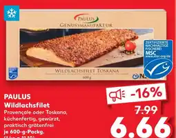 Kaufland Paulus wildlachsfilet Angebot