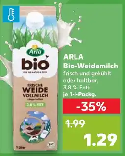 Kaufland Arla bio-weidemilch Angebot