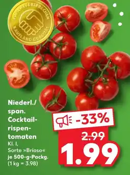 Kaufland Cocktail-rispentomaten Angebot
