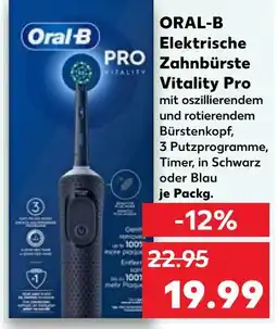 Kaufland Oral-b elektrische zahnbürste vitality pro Angebot