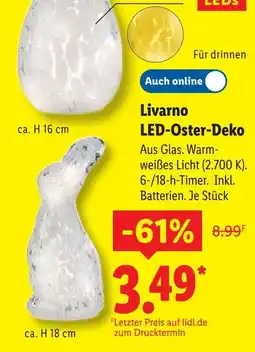 Lidl Livarno led-oster-deko ei Angebot