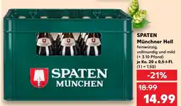 Kaufland Spaten münchner hell Angebot