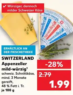 Kaufland Appenzeller mild-würzig Angebot