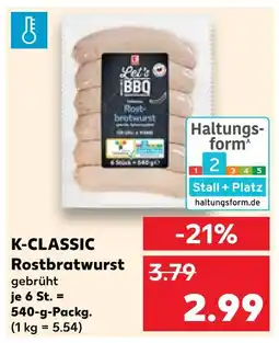 Kaufland K-classic rostbratwurst Angebot
