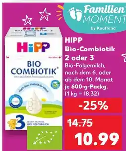 Kaufland Hipp bio-combiotik 2 oder 3 Angebot