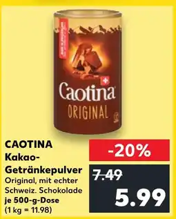 Kaufland Caotina kakao-getränkepulver Angebot