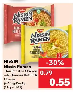 Kaufland Nissin nissin ramen thai roasted chicken Angebot