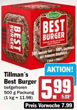 HIT Tillman's Best Burger Angebot