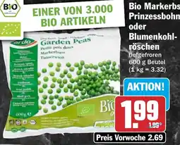 HIT Ardo Bio Markerbsen, Prinzessbohnen oder Blumenkohlröschen Angebot