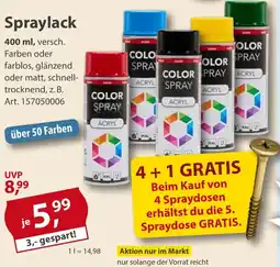 Sonderpreis Baumarkt Spraylack Angebot