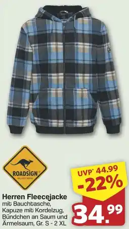 Famila Nord West ROADSIGN Herren Fleecejacke Angebot