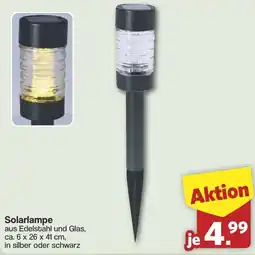 Famila Nord West Solarlampe Angebot