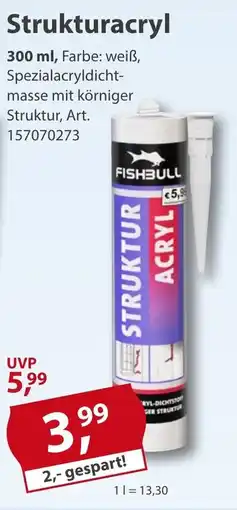 Sonderpreis Baumarkt FISHBULL Strukturacryl Angebot