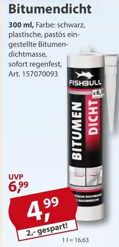 Sonderpreis Baumarkt FISHBULL Bitumendicht Angebot