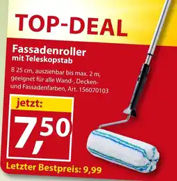 Sonderpreis Baumarkt Fassadenroller mit Teleskopstab Angebot
