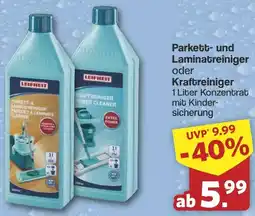 Famila Nord West LEIFHEIT Parkett- und Laminatreiniger oder Kraftreiniger Angebot