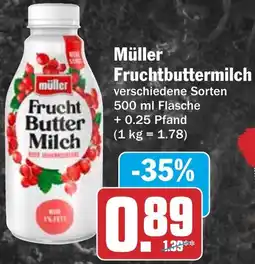 HIT Müller Fruchtbuttermilch Angebot