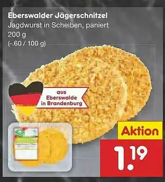 Netto Marken-Discount Eberswalder Jägerschnitzel Angebot