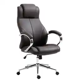 Netto Marken-Discount CLP Bürostuhl Salford I Schreibtischstuhl mit Echtlederbezug I Stuhl höhenverstellbar und drehbar Angebot