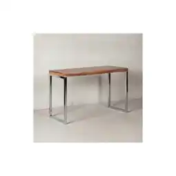 Netto Marken-Discount KADIMA DESIGN Konsolentisch ISEN: Flexibel, 120x76x45 cm, Massivholz, Chromgestell, handgefertigt Angebot