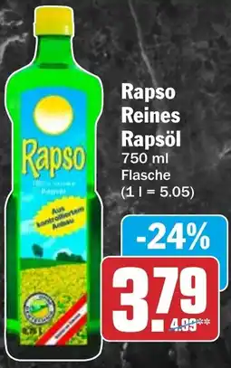 HIT Rapso Reines Rapsöl Angebot